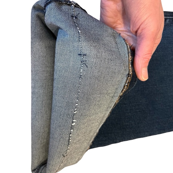 EVERLANE The Modern Flare High Rise Dark Jeans Women’s Size 27 Tall - Picture 12 of 14